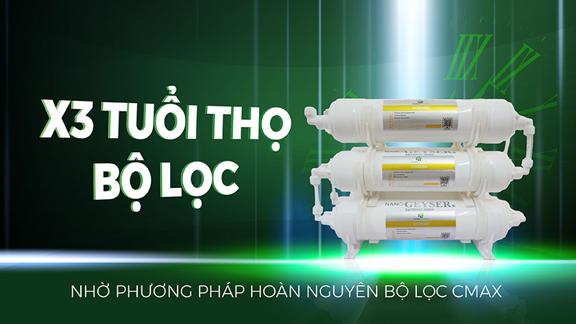Bộ lọc được sục rửa bằng phương pháp hoàn nguyên đơn giản