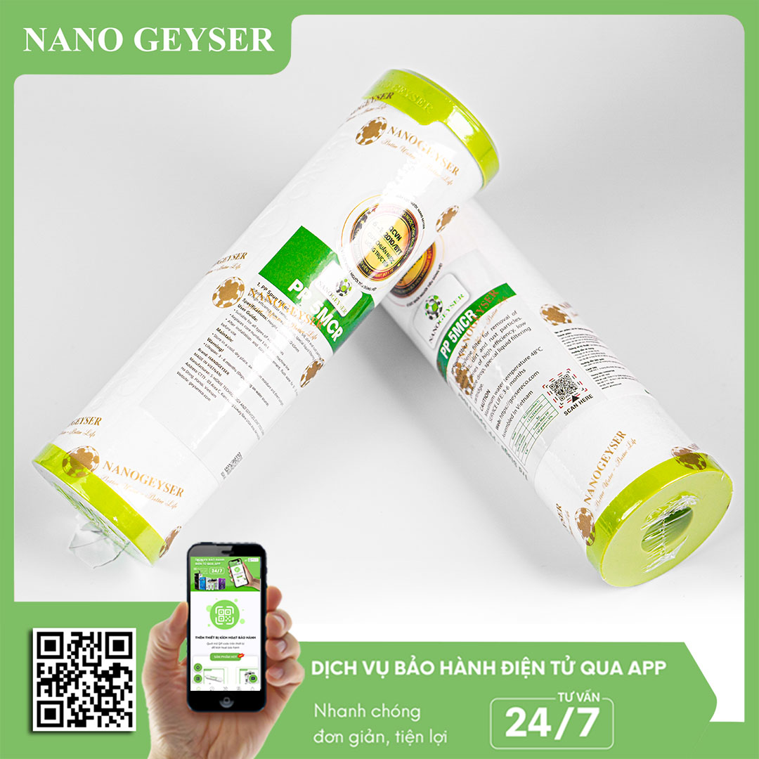 Lõi PP 5 Micro Nano Geyser