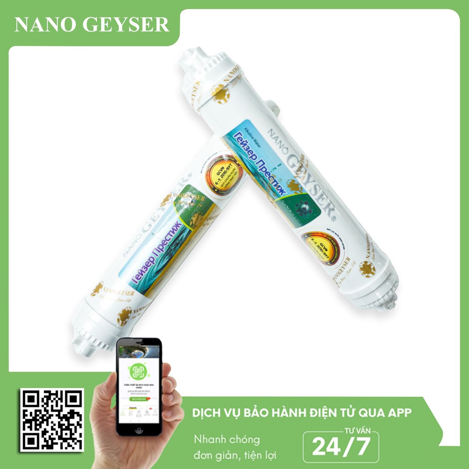 Lõi Alkline Nano Geyser
