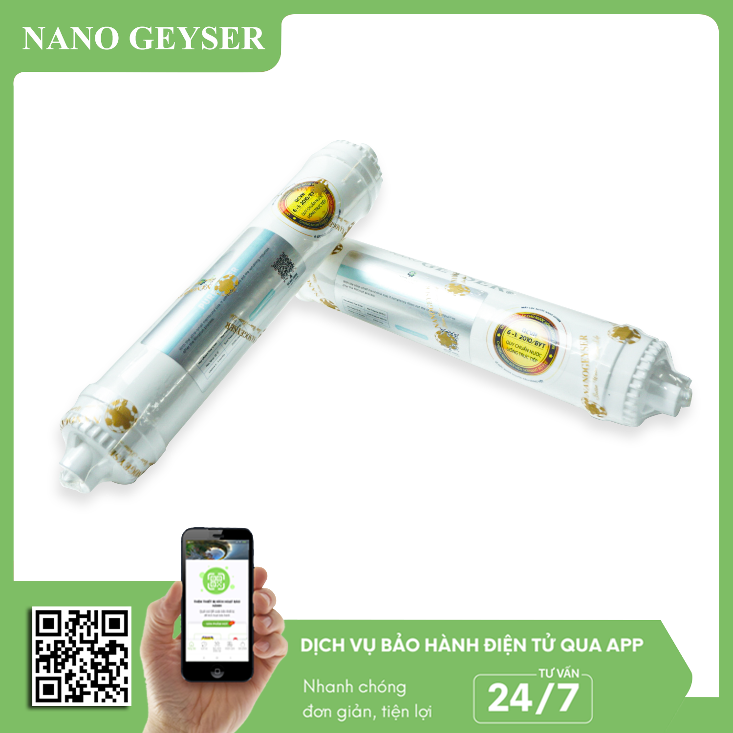 Lõi lọc tinh Nano Geyser Pure Life