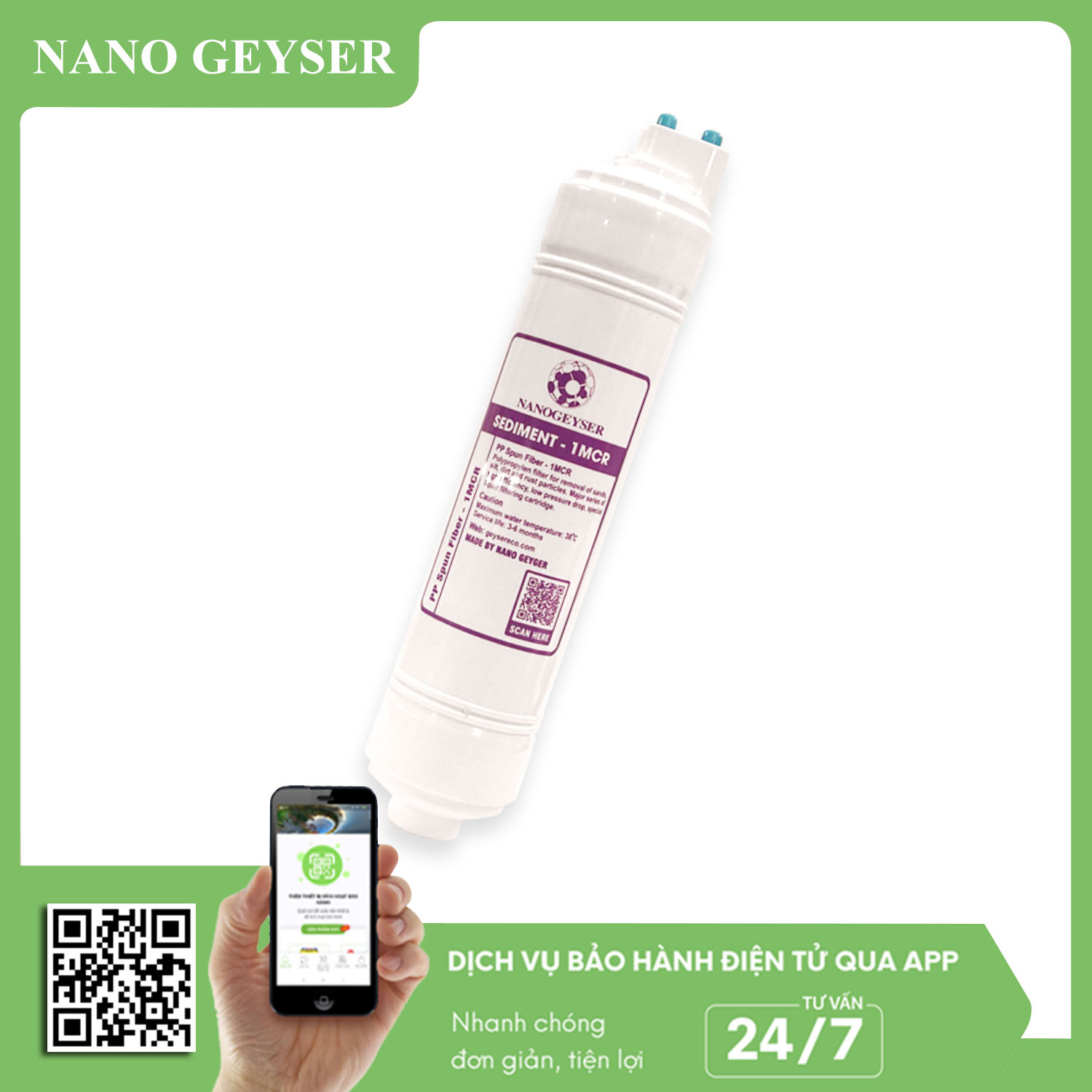 Lõi Sediment 1MCR Nano Geyser