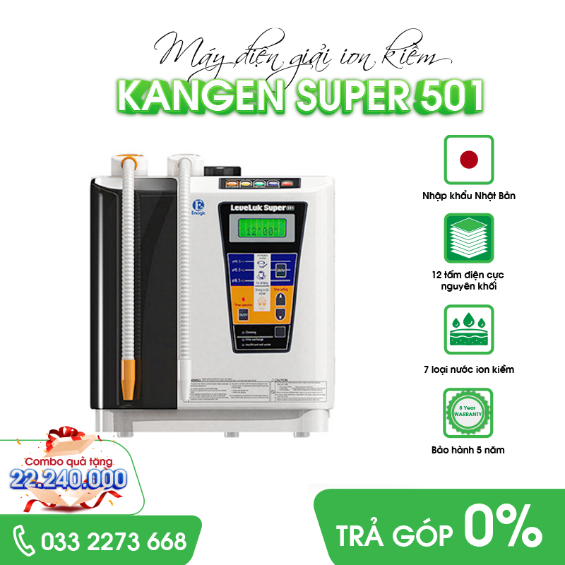 Máy Điện Giải Ion Kiềm Kangen SUPER 501